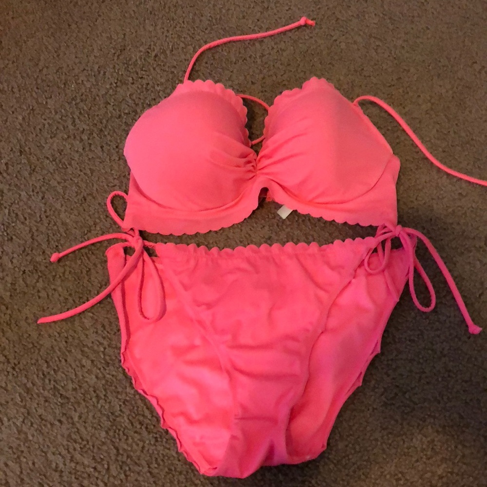 Pink bikini